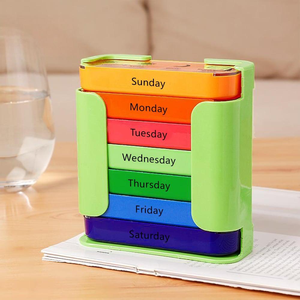 Stay on Track - 7-Day Medication Organizer - For Effortless Health Management