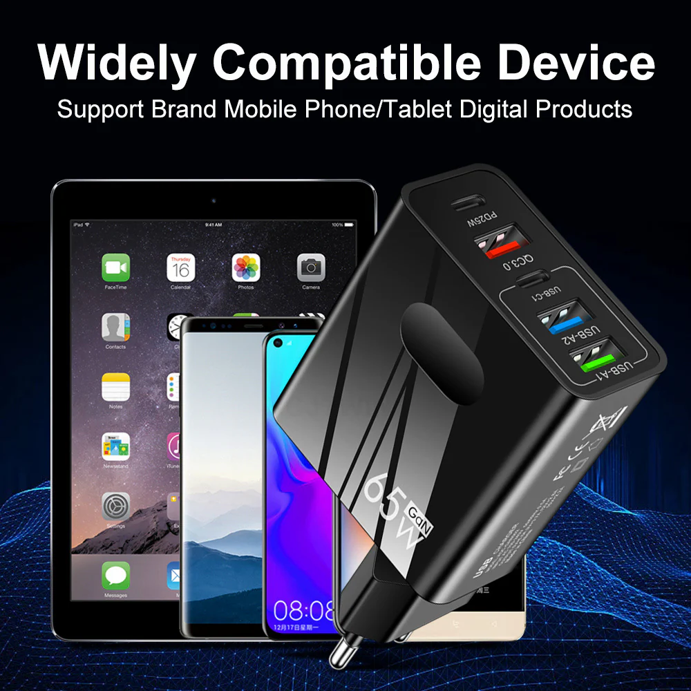 SALE [Practical Gift] 65W & 120W Multiple-Ports Fast Charger