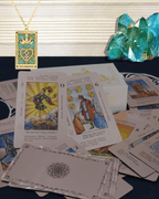 NOW! Witchy Cauldron Tarot Card Set – Rose Gold Accents, Complete Guide Book & Velvet Pouch