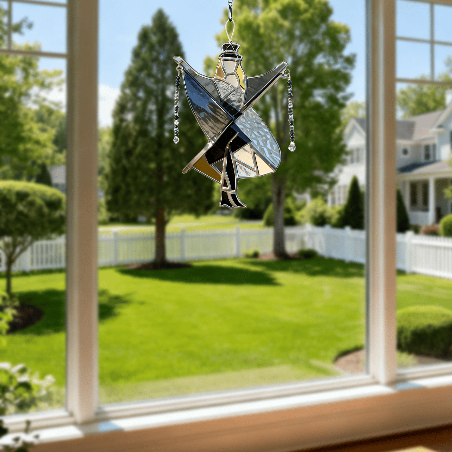 Handmade Stained Acrylic Spinner