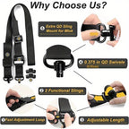 2-Point Sling Set with Fast Adjust Mount Straps and QD Swivels