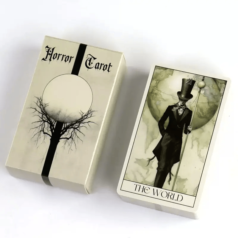 Horror Tarot Card Deck: Spooky, Stylish 78-Card Set