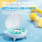 Seashell Bluetooth Speaker | Beat-Sync Colorful LED Lights