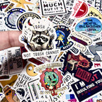 130 Pcs Sarcastic and Funny Saying Stickers Pack- New Razer Style