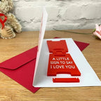 Valentine's Day Gifts Romantic MINI SIGN. A little sign to say I love you