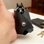 Christmas Offer: !!! Handcrafted Leather Bat Coin Purse