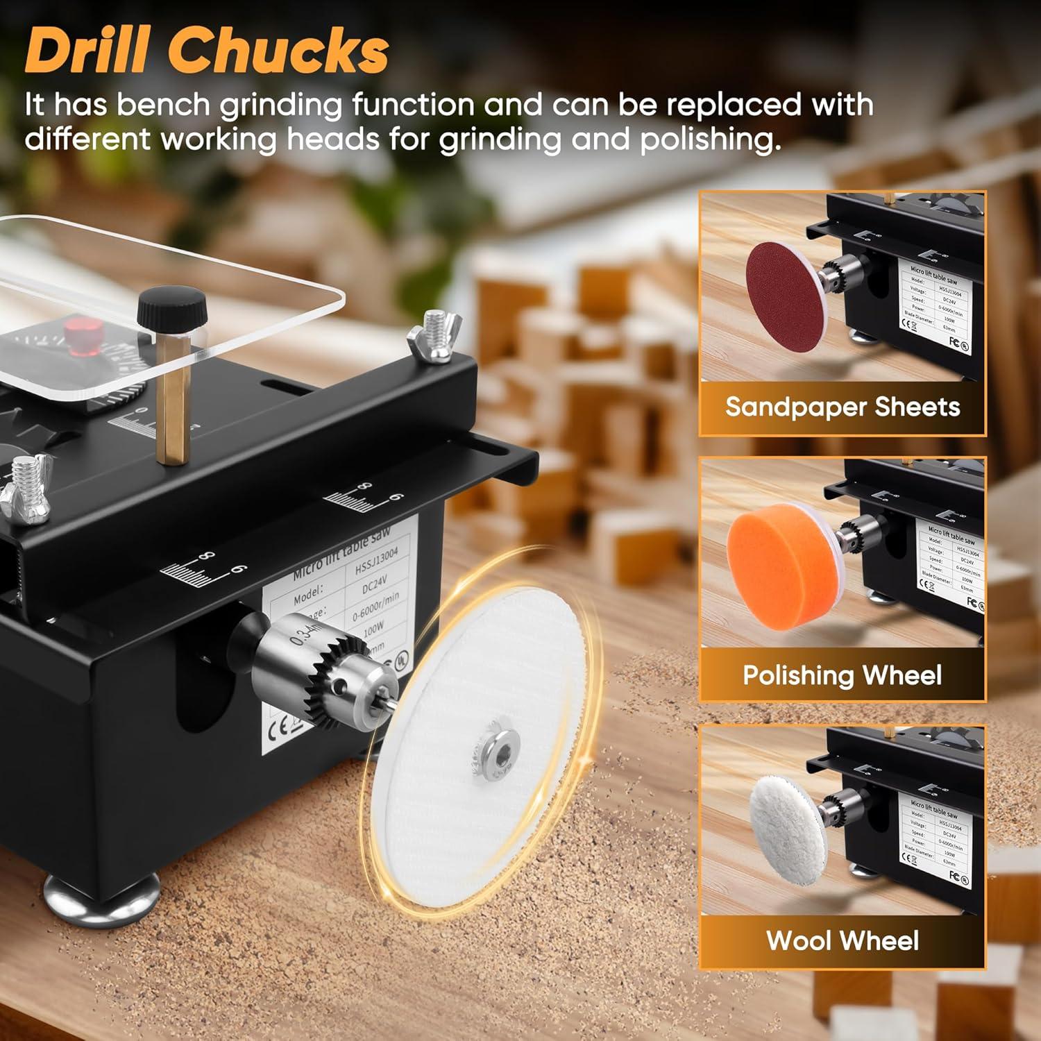 New Multi-functional Mini Precision Table Saw