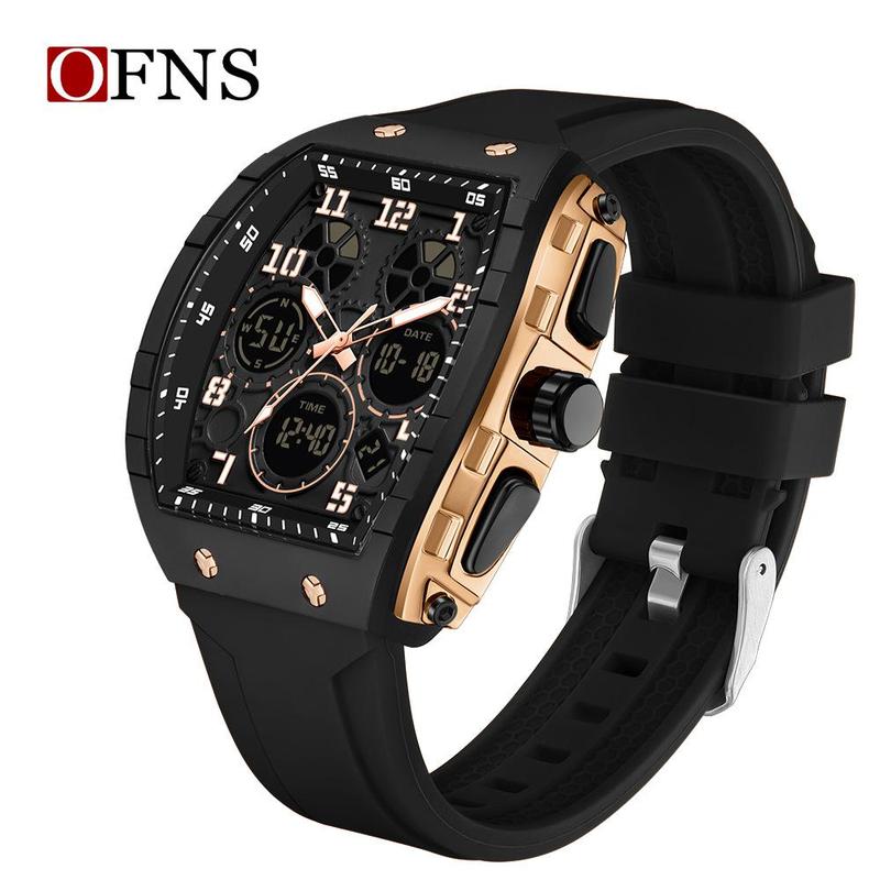 Meet Christmas Men's Sporty Luminous Digital Automatic Watch