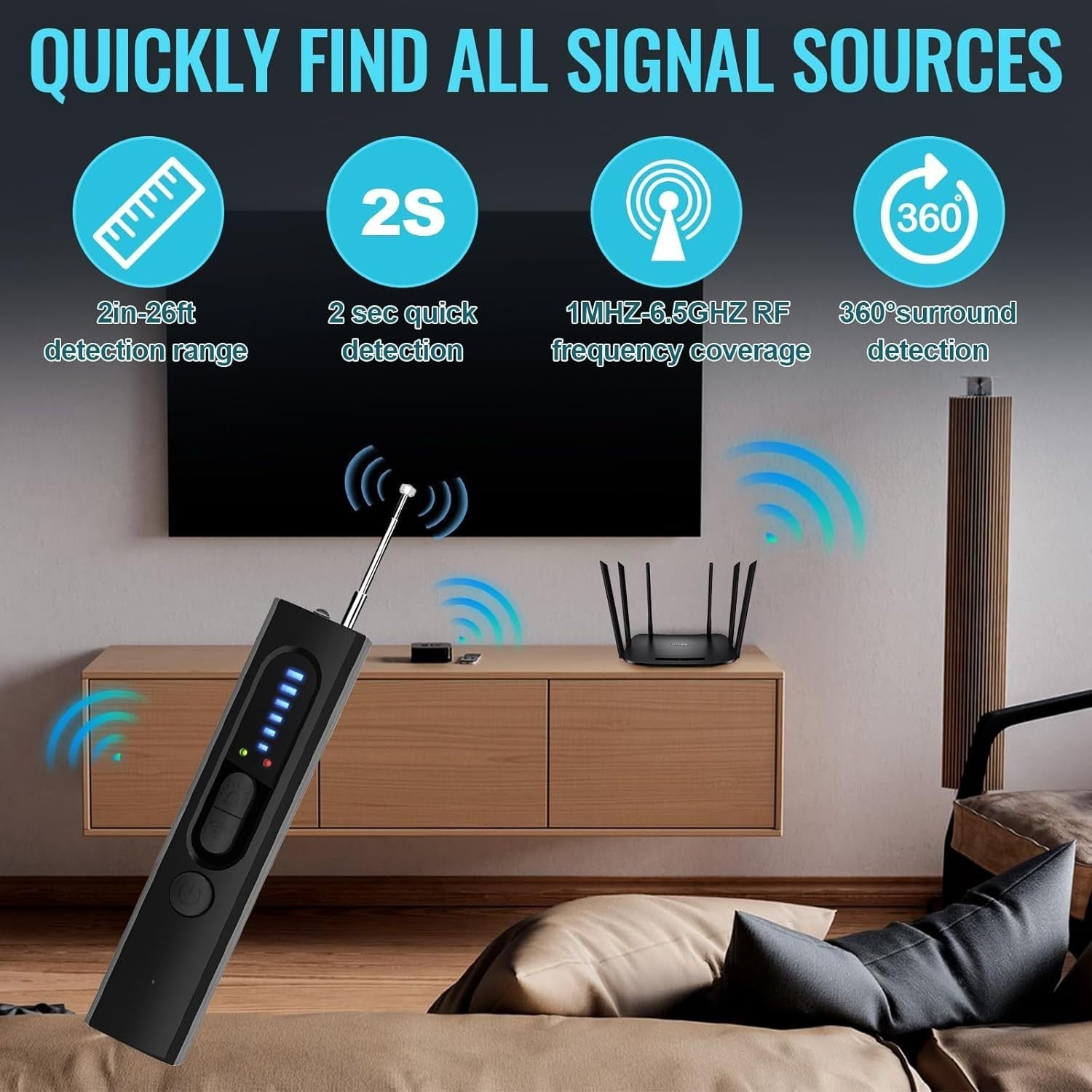 [Protecting your privacy] Hidden Camera Detectors, GPS Tracker Detector and RF Signal Scanner, Find Out Hidden GPS Trackers
