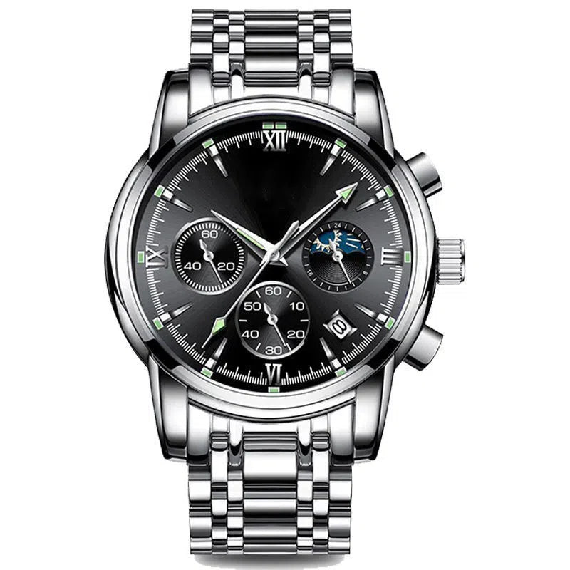 Swiss Mechanical Watch Multifunction Luminous Waterproof