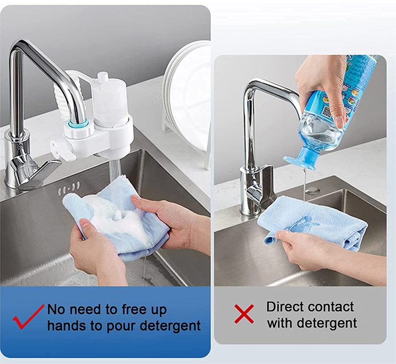 Sink Hose Sprayer with Faucet Extension Tubes