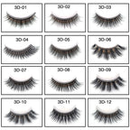 3D self-adhesive false eyelashes