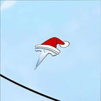 Santa Hat Overlay for Tesla Emblem, Reusable