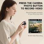Mini Keychain Camera 4K 64MP Vintage Digital Camera