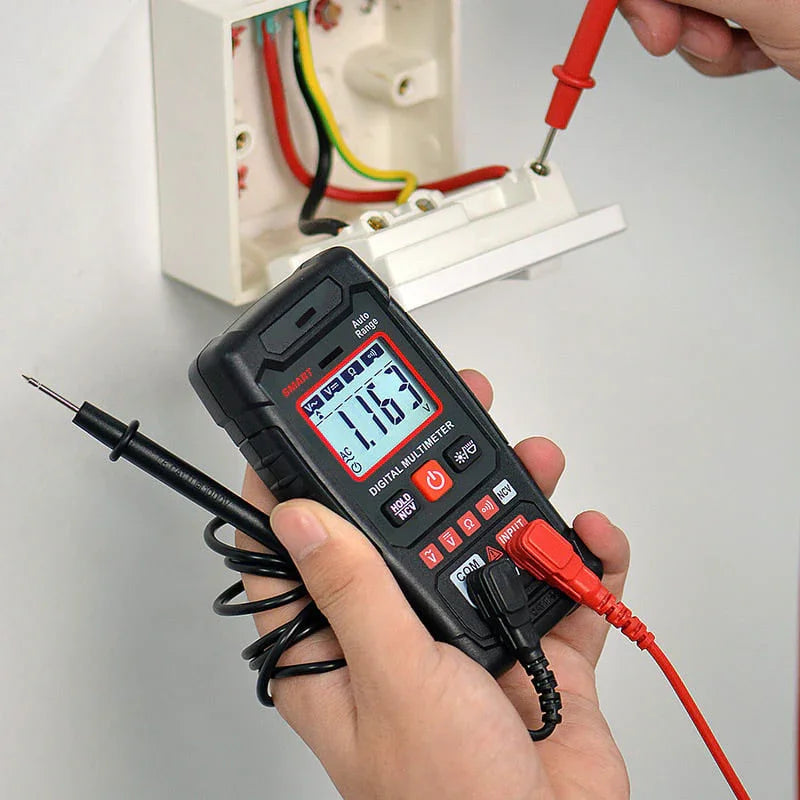 Smart Anti-Burn Multimeter! 4000-Count Auto-Ranging, Palm-Sized Zero-Fail Measurement Tool