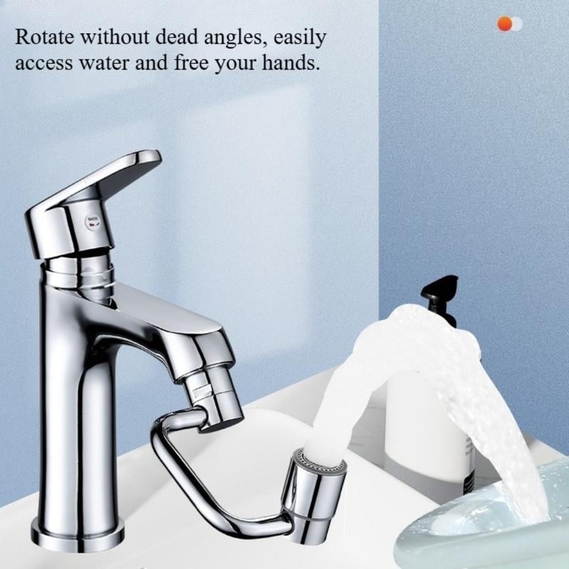 Upgrade Your Washing Routine TTZZ 1440° Rotatable Faucet Aerator Extension - For Effortless, All-Angle Control