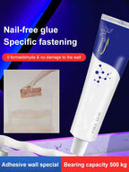 Supports 200kg Strong Nail-Free Adhesive