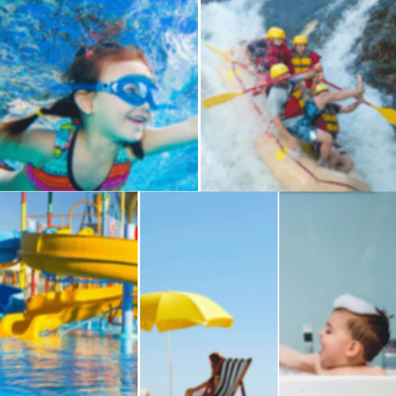 HD large frame waterproof and anti-fog swimming goggles
