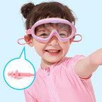 HD large frame waterproof and anti-fog swimming goggles