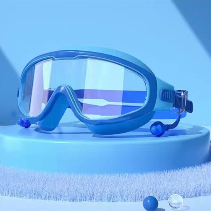 HD large frame waterproof and anti-fog swimming goggles