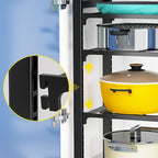 Multipurpose kitchen shelves