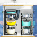 Multipurpose kitchen shelves
