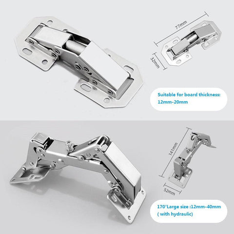 Is ending soon Easy installation of bridge-shaped door hinges -Cabinet hinges