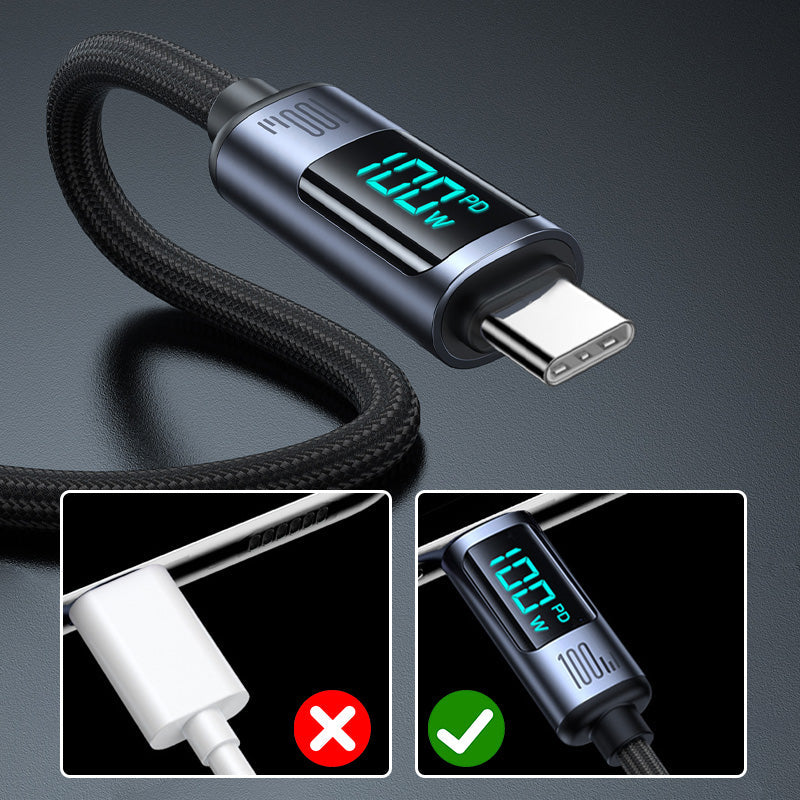 Digital Display Fast Charging Cable