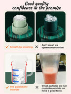 6-Blade Spinning Glass (With A Straw）