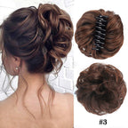 Natural Wig with Hair Clips