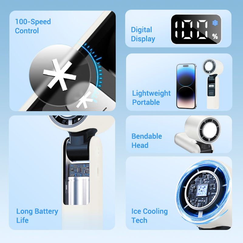 Mini cool handheld powerful fan