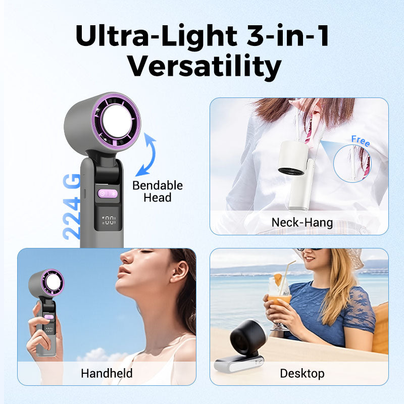 Mini cool handheld powerful fan