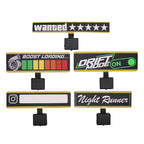 WANTED USB Electric Sticker