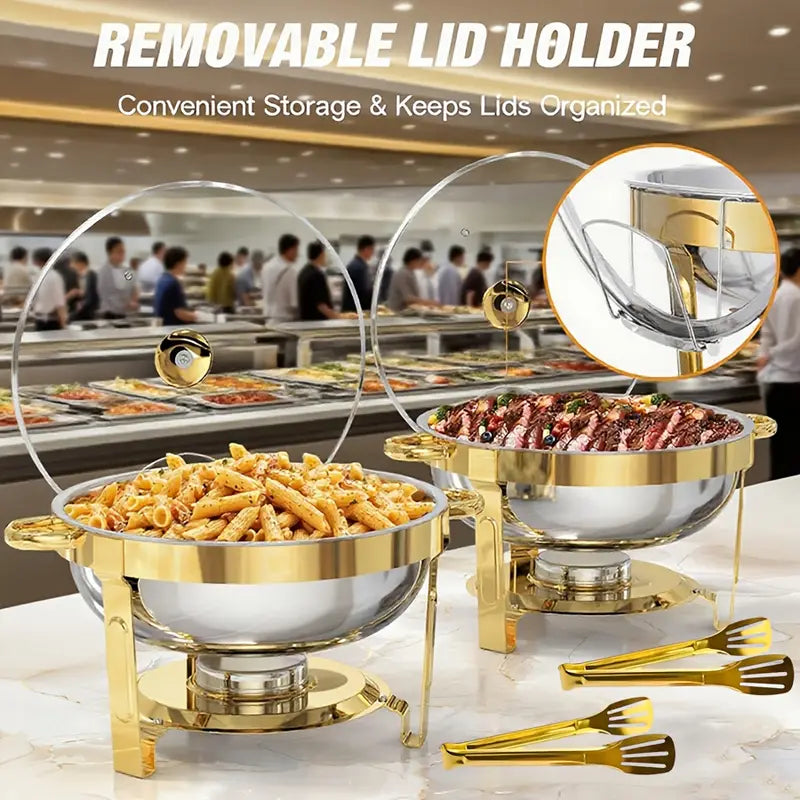 Pre-Christmas Stainless Steel Chafing Dish Buffet Set