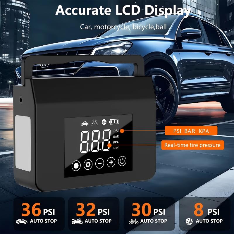 2-in-1 Car Starter & Air Compressor - Start Your Engine and Inflate Tires Anytime, Anywhere