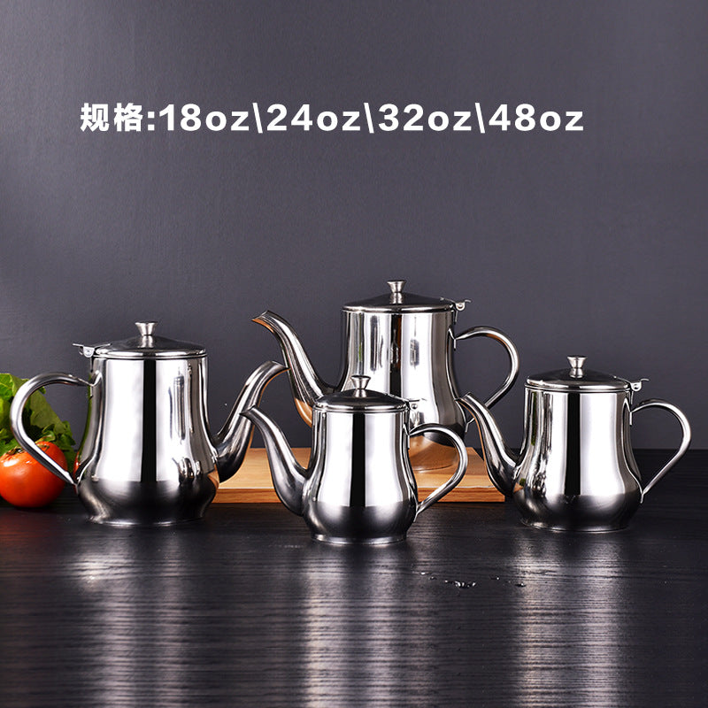 304 Stainless Steel Filter Oil Kettle Large Capacity