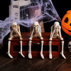 Halloween Fireplace Simulation Skull Combination