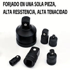 6-Piece Impact Socket Adapter Set | Cr-V Steel SAE Adapter Conversion Kit