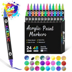 Dual Tip Acrylic Paint Pen Marker