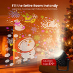 Christmas Rotating LED Christmas Pattern Projector Light