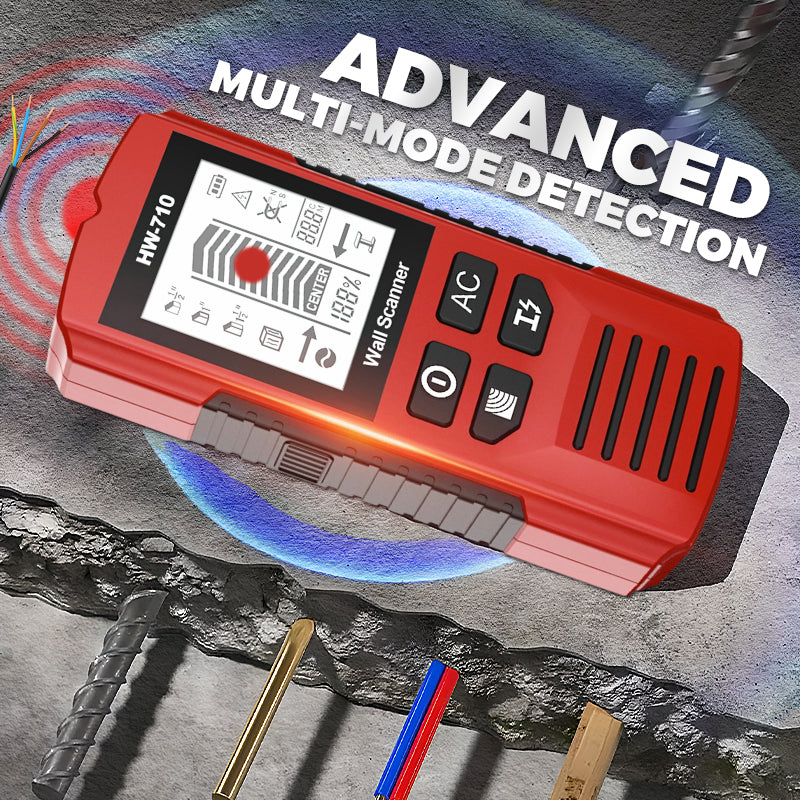 Half Price - 6-in-1 Multi-Function Handheld HD LCD Display Wall Metal Detector