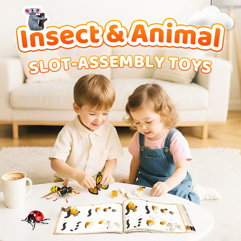 New collection Insect & Animal Building Toys - 3 Levels of Difficulty, Non-Toxic Materials, Educational