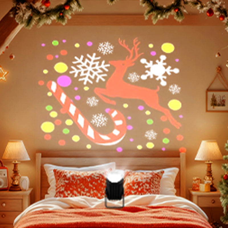 Christmas Countdown! Rotating LED Christmas Pattern Projector Light
