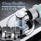 Washing machine drain backflow protector