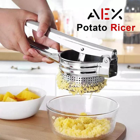 AEX Multifunctional Stainless Steel Potato, Juice & Food Press