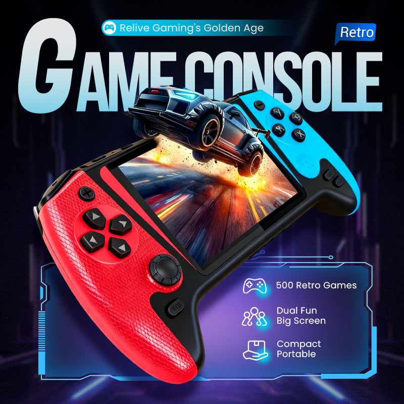 500-in-1 Large Screen Handheld Classic Game Console