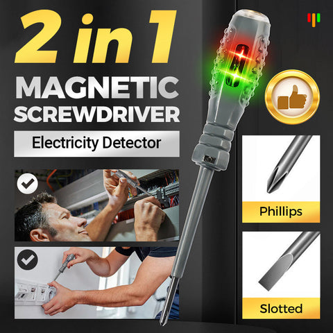 2-in-1 High Torque Strong Magnetic Screwdriver Electricity Detector