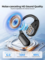 Wireless Bluetooth Earphones – Long Battery, Call & Music, LED Display, AI Translation