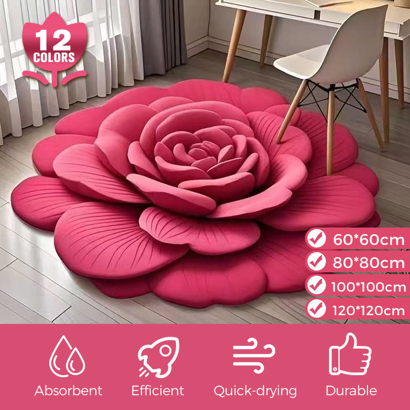 Offer Floral Plush & Diatomaceous Earth Floor Mat