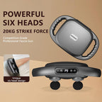 【Snap-up price】 New Six-Head Fascia Gun Deep Tissue Massage Device